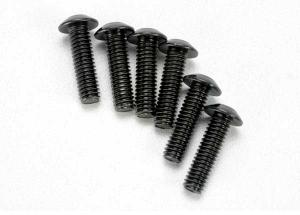 Traxxas Screws M4x14mm Button-head Hex Socket (6) TRX3938