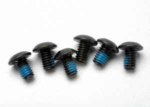 Traxxas Screws M4x6mm Button-head Hex Socket w/ Threadlock (6) TRX3939
