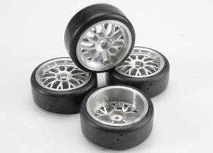 Traxxas Tires & Wheels Pro-Trax/BBS Chrome 1.9" (4) TRX4873