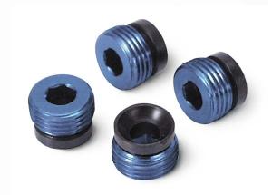 Traxxas Pivot Ball Caps Aluminium Blue (4) TRX4934X