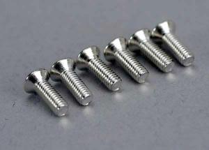 Traxxas Screws M2.6x8mm Countersunk (6) TRX5169