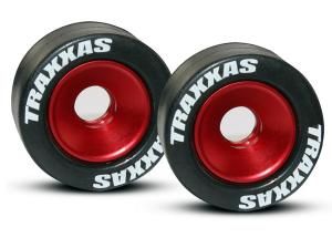 Traxxas Wheelie Wheels Aluminium Red (2) TRX5186