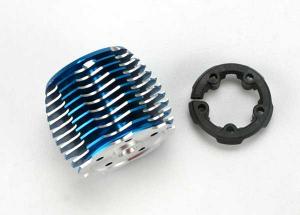 Traxxas Cooling Head Blue (with Protector) TRX 2.5 TRX5237