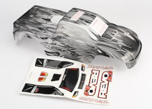 Traxxas Body, Revo 3.3, ProGraphix (replacement for painted body. Gr TRX5387X