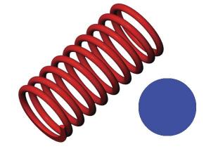 Traxxas Shock Springs GTR Red (5.9 Rate Blue) (2) TRX5444