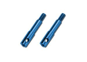 Traxxas Wheel Axle Front Aluminium Blue (2) Jato TRX5537X