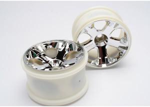 Traxxas Wheels All-Star Chrome 2.8" (Nitro Front) (2) TRX5577