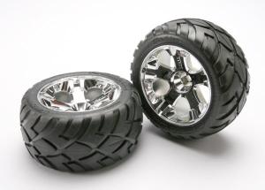 Traxxas Tires & Wheels Anaconda/All-Star 2.8" (Nitro Front) (2) TRX5577R
