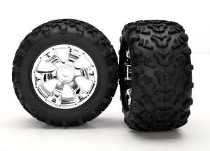 Traxxas Tires & Wheels Maxx/Geode (17mm) 3.8" (2) TRX5674