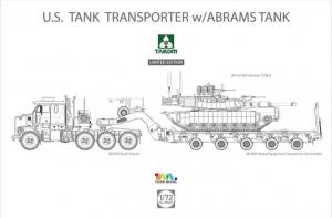 1:35 U.S. M1070 & M1000 trailer & Abrams