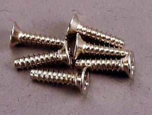 Traxxas Screws 3x12mm Self-tapping Countersunk (6) TRX2648