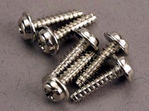 Traxxas Screws 3x12mm Self-tapping Washerhead (6) TRX3286