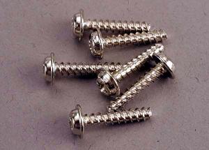 Traxxas Screws 3x15mm Self-tapping Washerhead (6) TRX3288