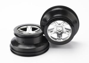 Traxxas Wheels SCT Matt Krom-Svart 2.2/3.0" 4WD/2WD Rear (2) TRX5872X