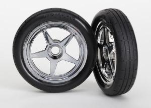 Traxxas Tires & Wheels Front Funny Car (2) TRX6975