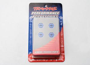 Traxxas Wheel Hex Aluminum Blue (4) TRX7154X