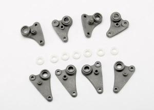 Traxxas Rocker arm set, progressive-2/ plastic bushings (8) TRX7158