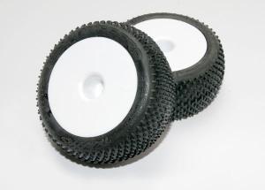 Traxxas Tires & Wheels Response Pro/Disk White 2.2" 1/16 (2) TRX7175