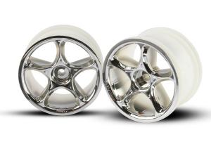 Traxxas Wheels Tracer Chrome 2.2" Rear (2) TRX2472