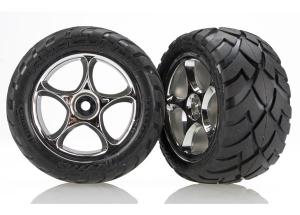 Traxxas Tires & Wheels Anaconda/Tracer Chrome 2.2" Rear (2) TRX2478R