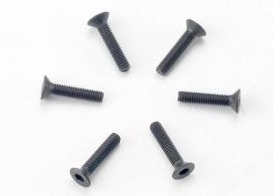Traxxas Screws M2.5x12mm Countersunk Hex Socket (6) TRX2526
