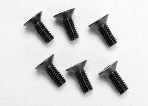 Traxxas Screws M4x10mm Countersunk Hex Socket (6) TRX2535