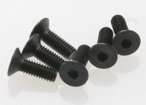 Traxxas Screws M4x12mm Countersunk Hex Socketv (6) TRX2542