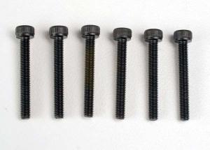 Traxxas Screws M3x23mm Cap-head Hex Socket (6) TRX2556