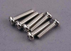 Traxxas Screws M3x12mm Roundhead (6) TRX2561