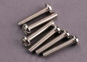 Traxxas Screws M3x15mm Roundhead (6) TRX2563