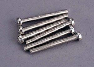 Traxxas Screws M3x25mm Roundhead (6) TRX2569