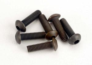 Traxxas Screws M3x10 Button-head Hex Socket (6) TRX2577