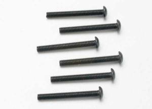 Traxxas Screws M3x25 Button-head Hex Socket (6) TRX2581