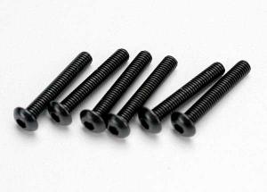 Traxxas Screws M3x18 Button-head Hex Socket (6) TRX2583