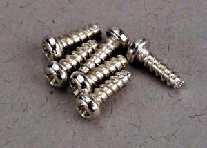 Traxxas Screws 2x6mm Self-tapping (6) TRX2674