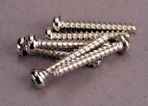 Traxxas Screws, 3x20mm roundhead self-tapping (6) TRX2678