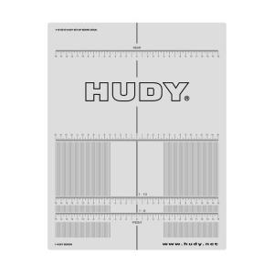 Hudy Decal for Set-Up Board (1/10 & 1/8 On-Road) 108210