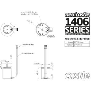 MAMBA MAX PRO 1:10 25V Car ESC w/1406-6900 motor *