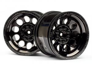 HPI Racing  Bullet ST Wheels Black Chrome (Pr) 101252