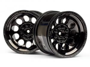 HPI Racing  Bullet ST Wheels Black Chrome (Pr) 101252