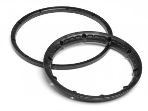 HPI Racing  Heavy Duty Wheel Bead Lock Rings (Black/For 2 Wheels) 3271