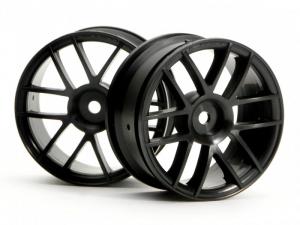 HPI Racing  SPLIT 6 WHEEL 26MM BLACK 3796