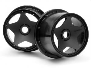 HPI Racing  Super Star Wheel Black (120 X 75mm/2Pcs) 3226