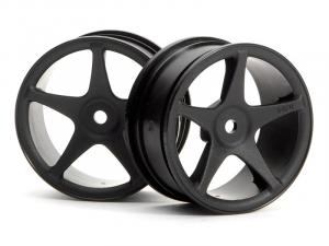 HPI Racing  Super Star Wheels 26mm Black (1mm Offset) 3696