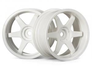 Hpi Racing Te37 Wheel 26Mm White (6Mm Offset) 3845