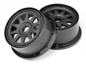 HPI Racing  Tr-10 Wheel Black (120X60mm/-4mm Offset) 104975