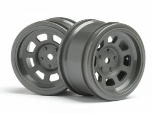 HPI Racing  VINTAGE STOCK CAR WHEEL 31MM GUNMETAL (6MM OFFSET) 3860