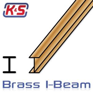 Brass I-Beam 1/8x1/16x12" 6