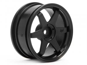 HPI Racing  Te37 Wheel 26mm Black (3mm Offset) 3841