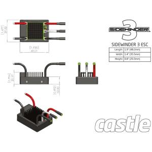 SV3 SIDEWINDER WATERPROOF 1:10TH 12V SPORT CAR ESC